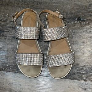 Aldo sparkly sandals 7.5